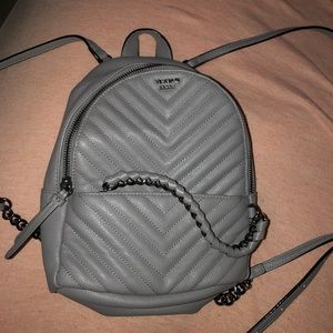 Victoria’s Secret pink grey mini backpack